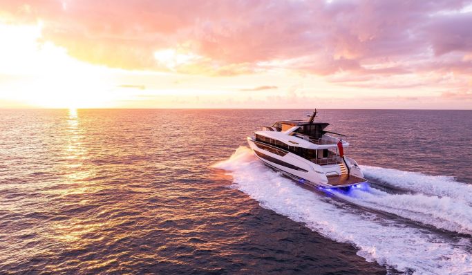 The highly-anticipated Sunseeker Ocean 156 makes her global debut at Southampton International Boat Show