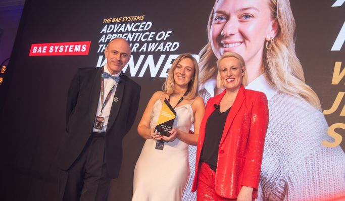 Williams Jet Tenders apprentice Anisha Roberts honoured with National Apprentice of the Year award