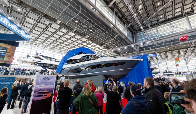 Sunseeker stunned with the world premiere of the next generation Manhattan 68 (2025) at boot Düsseldorf