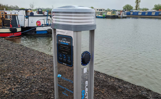 Rolec delivers Brinklow Marina’s First Electric Boat Chargepoint