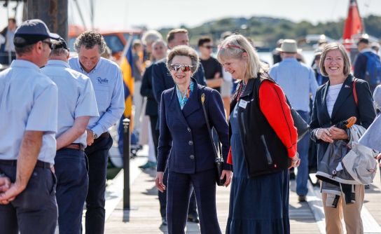 HRH The Princess Royal visits the 55th edition of the Southampton International Boat Show