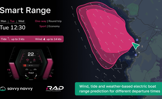 Savvy Navvy and RAD Propulsion introduce Smart Range technology