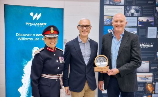 Williams Jet Tenders officially presented with King’s Award for Enterprise in International Trade