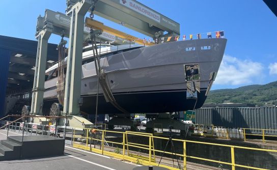 Sanlorenzo SD90 #165 launched, ready for a summer of family cruising
