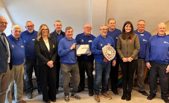 Hanbury Lock Keepers honoured with prestigious Esme Dowling Award