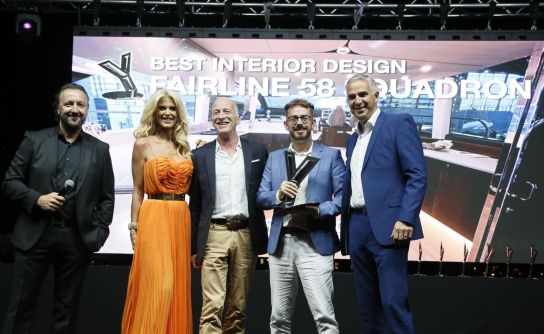 Fairline takes home Best Interior Design World Yachts Trophy for Squadron 58